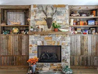 Material: Barn Wood / Cabinet Style: Inset / Door Style: Slab