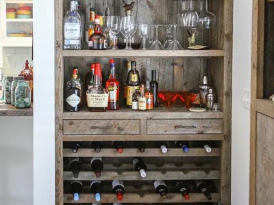 Material: Barn Wood / Cabinet Style: Inset / Door Style: Slab