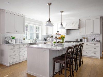 Material: Paint Grade / Cabinet Style: Inset / Door Style: Shaker Aptos Cottage