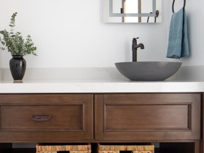 Material: Stained Alder / Cabinet Style: Overlay / Door Style: Cascade