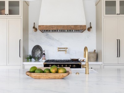 Material: Paint Grade / Cabinet Style: Inset / Door Style: Shaker & Slab Eclectic Santa Cruz Adobe