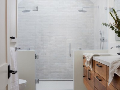 Material: Bleached Walnut / Cabinet Style: Overlay / Door Style: Slab