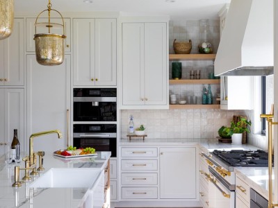 White Oak Floating Shelves
